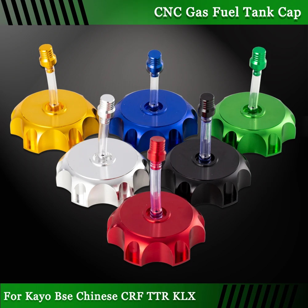 

Алюминиевая крышка для бензобака с ЧПУ, дыхательный клапан для квадроцикла, грязевого питбайка 70cc 110cc 125cc 150CC, универсальная крышка для бензи...