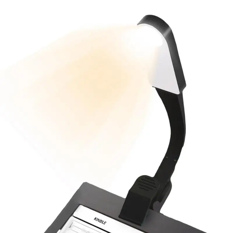 

USB Rechargeable Clip-On Book Light 2 Color Book Lamp Adjustable Brightness Reading Lamp For Kids Sleep Aid Lights For Bedside