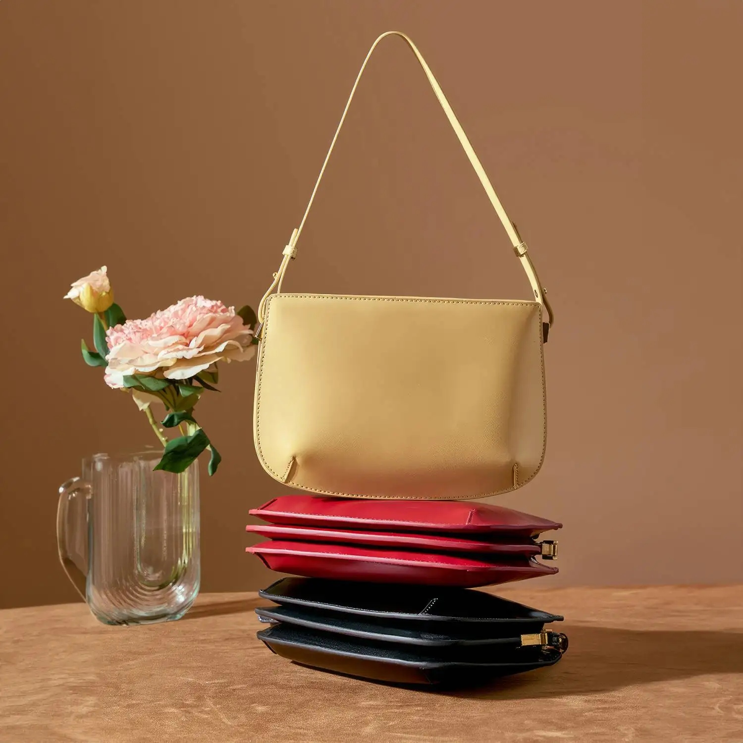 Dreamora Summer 2023 Luxury Women's Genuine Leather Shoulder Bag - High-Quality Fashion Handbag for Women