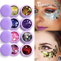 harajuku purple macaron european and american style laser sequins glitter glitter beauty music festival party makeup cosmetic
