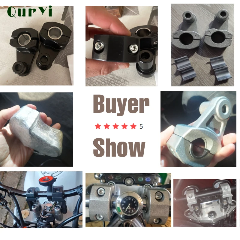 Новая пара универсальных зажимов на руль мотоцикла передняя ручка зажимы для