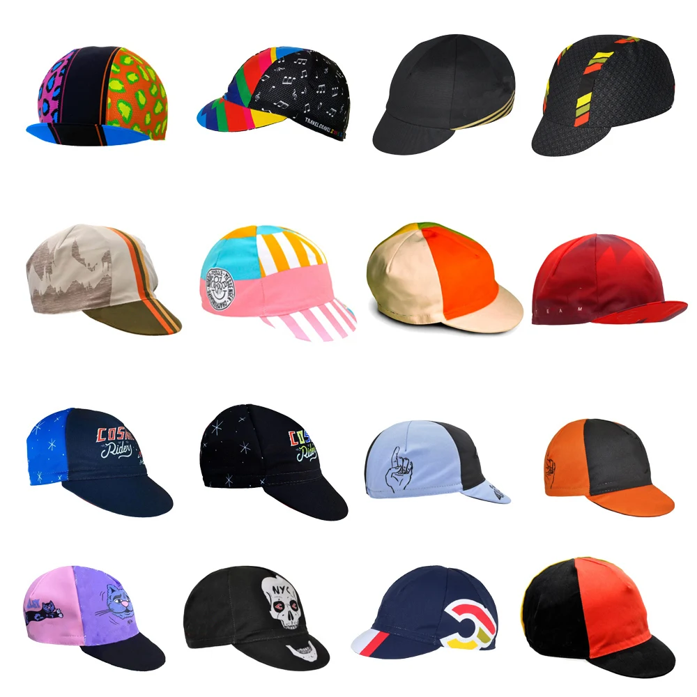 

2022 Outdoor Sport Cycling Caps Wear Hats Breathable Free Size Be Elastic Men and Women Style Arbitrary Choice Cycling Hat Caps
