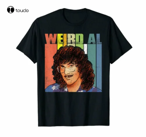 

New Weird Al Yankovic Perform This Way Comedian Retro Black T-Shirt S-5XL Cotton Tee Shirt