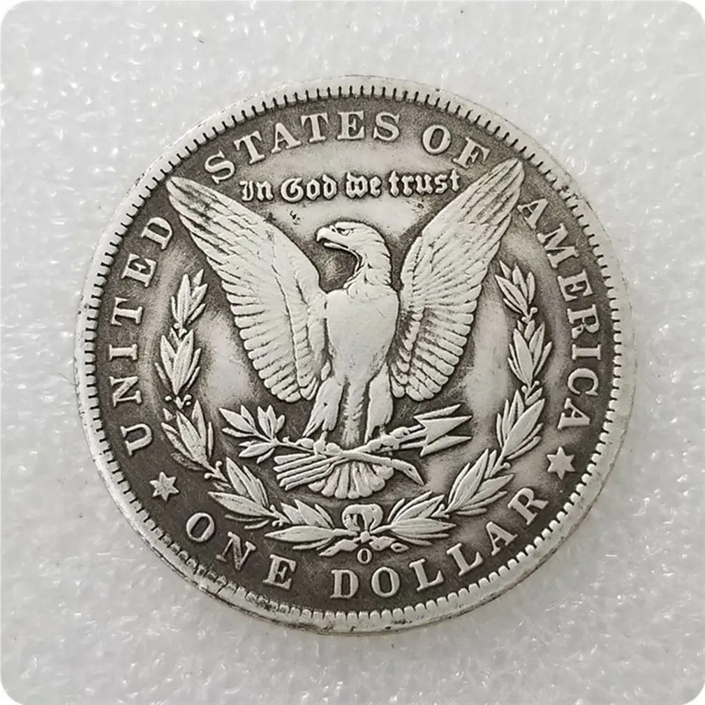 

Латунный посеребренный Серебряный долларовый чехол American Морган 1882-O