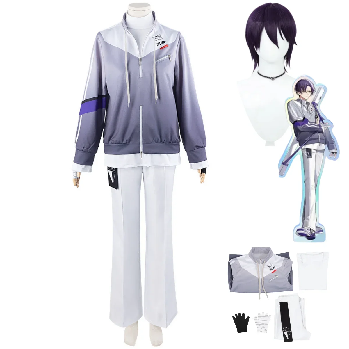 Костюм для косплея аниме виртуальной ты кенмочи ТОЯ парик спортивная униформа