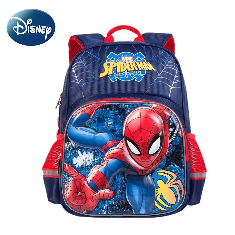 Disney's New Cute and Comfortable Breathable Backpack Grades 1-6 Schoolbags for Boys To Reduce The Burden on Shoulders