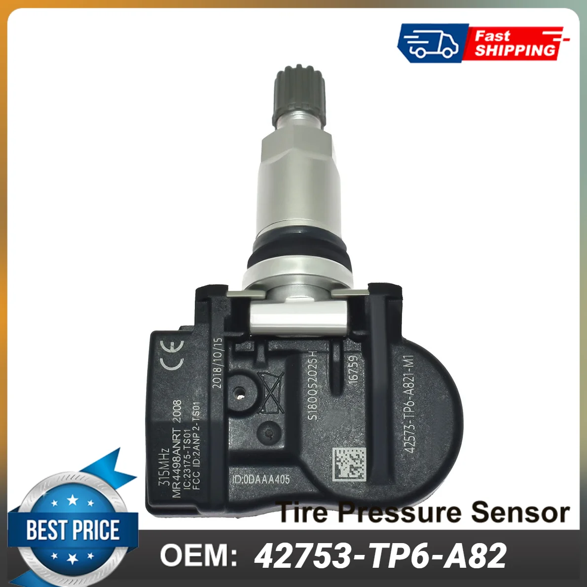 1 шт. датчик давления в шинах 42753-TP6-A82 42753-TP6-A821-M1 для Honda CR-V 2012-2014 Crosstour 2010-2015