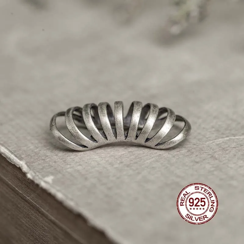 HelloLook Зажим для хрящевого хряща 925 Стерлинговое серебро Классический круглый уличный хип-хоп рок Не проколотые серьги Ювелирные изделия.