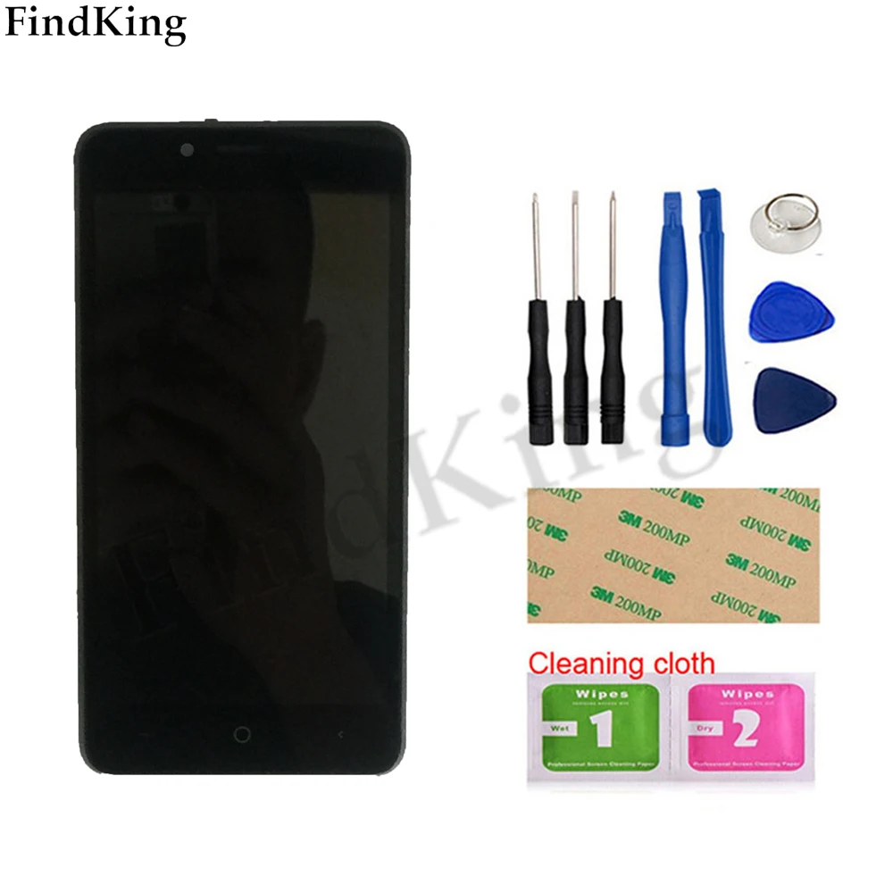 Новый протестированный ЖК-дисплей 5 0 дюйма для Leagoo Kiicaa Power с рамкой сенсорный