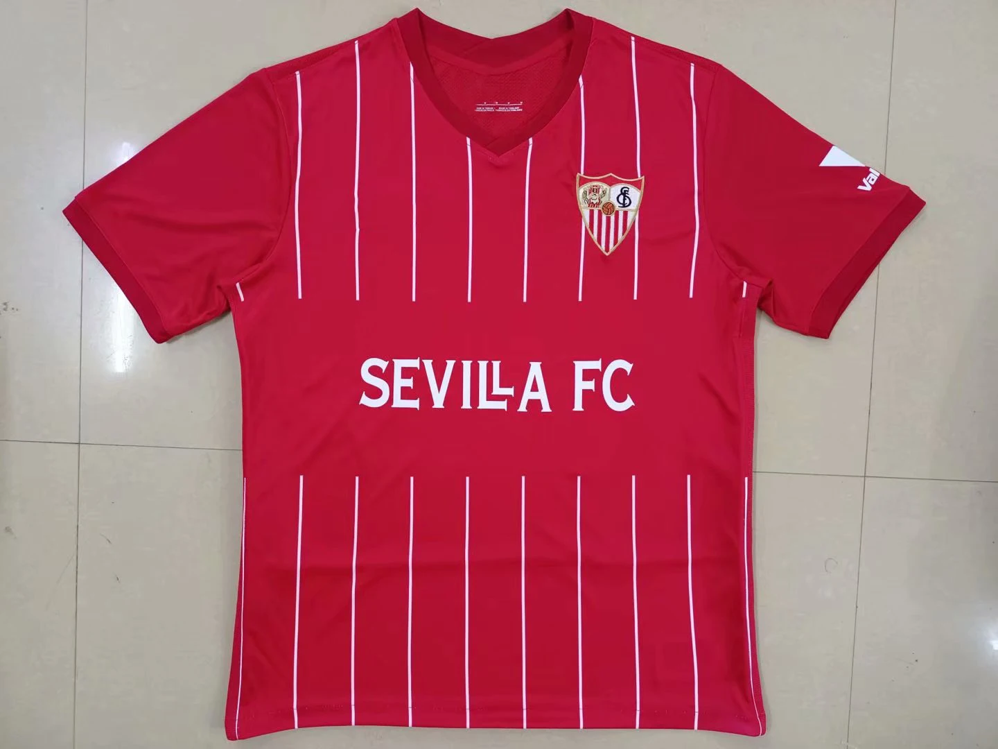 

New 2021 22 FC Sevilla Soccer Jersey EVER DE JONG BANEGA EN-NESYRI NAVAS EL HAD Ball Shirt Men Kids