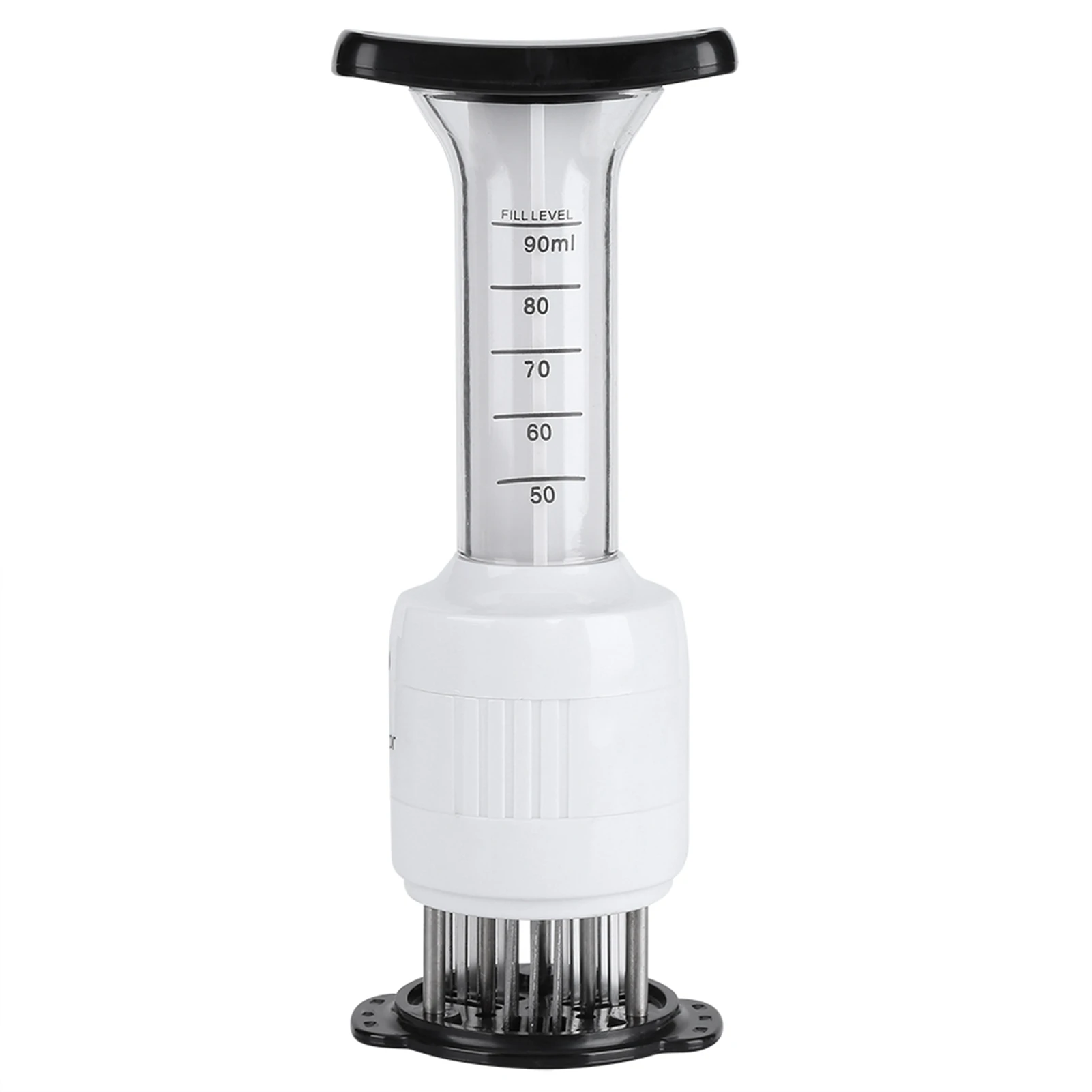

Meat Marinade Tenderizer Needle Injector Steaks Flavor Syringe Cook Kitchen Tool
