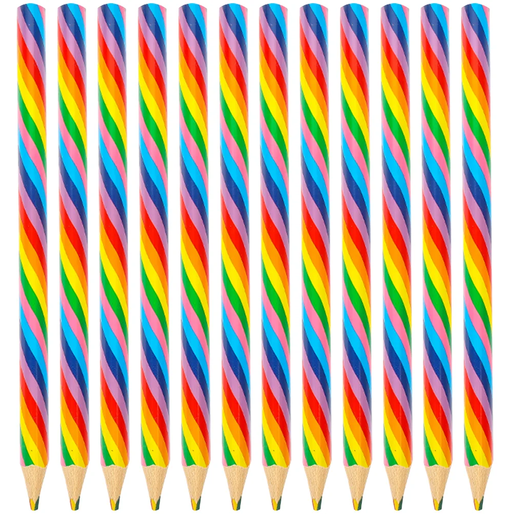 

Kidsfor Drawing Favors Party Wooden Sketching Blank Rainbow Writing Painting Colored Pens Shading Sharpened Pre Funny School