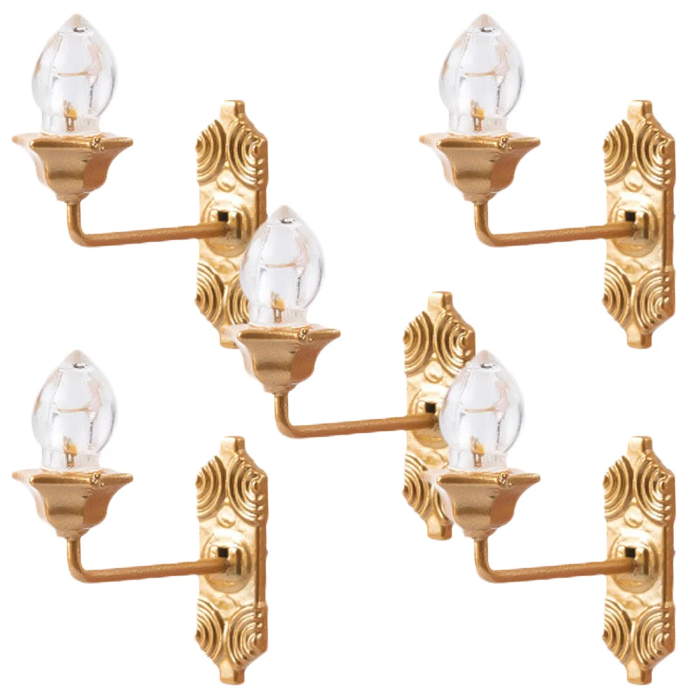 

5 шт., декоративная светодиодная лампа для кукольного домика