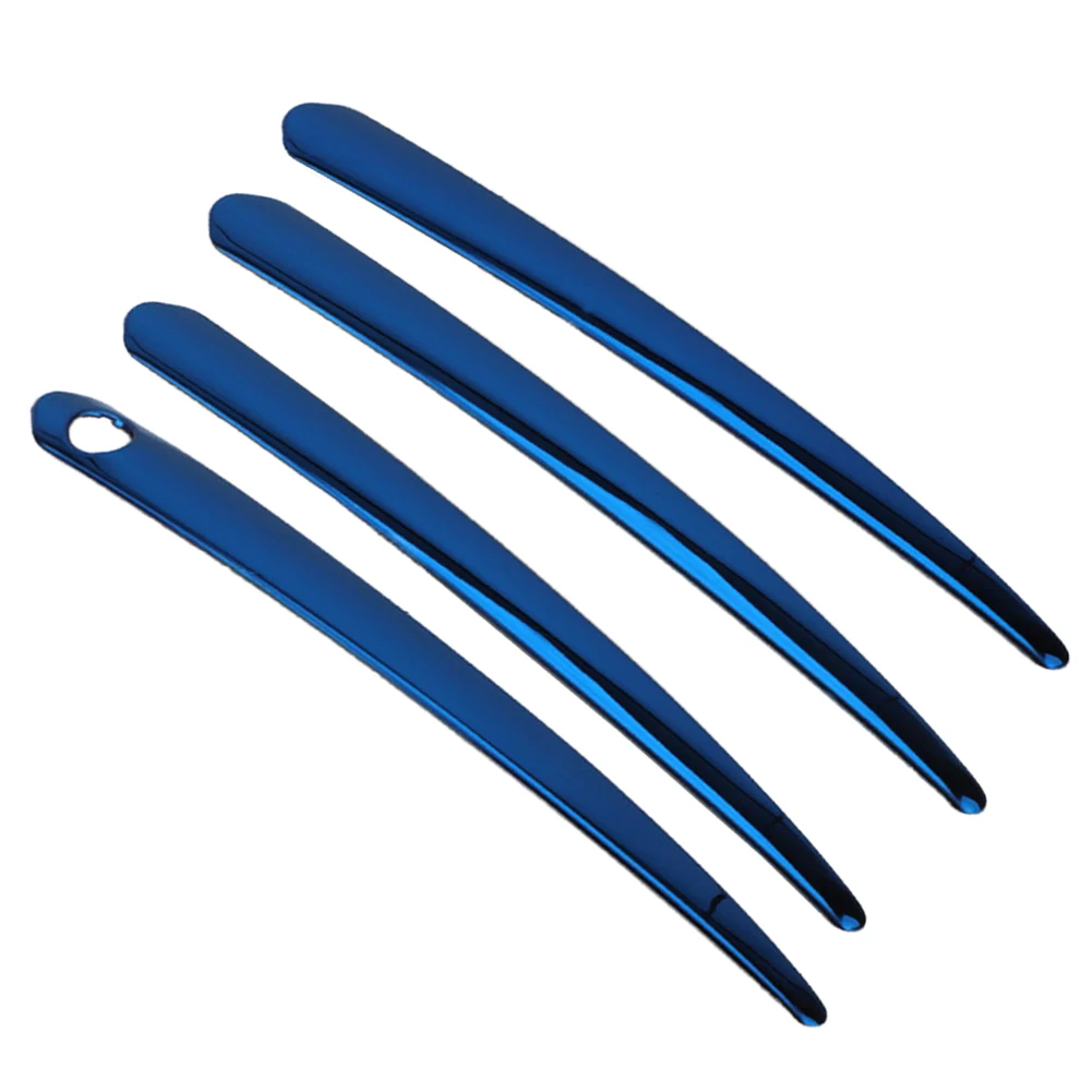 1 комплект синяя титановая зеркальная ручка отделочная полоса чехол подходит для