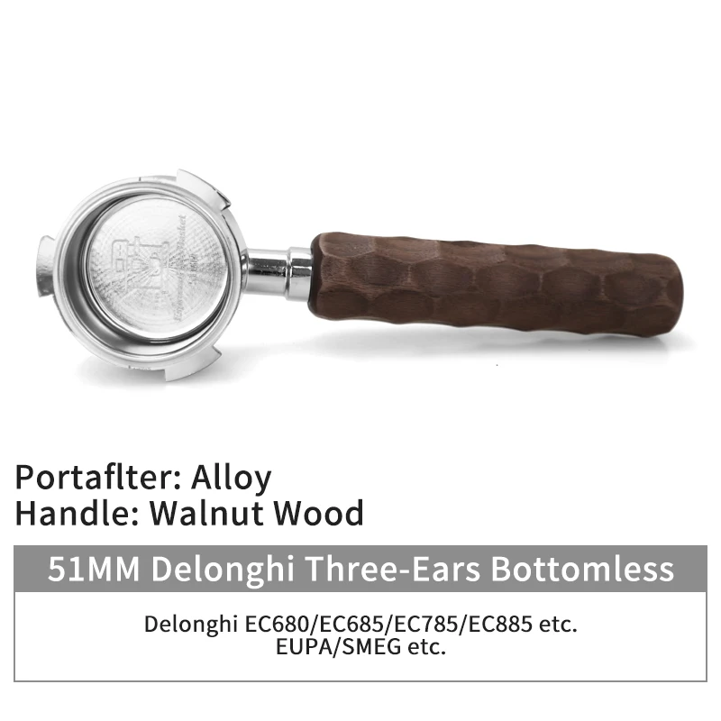 

Портафильтр без дна для Delonghi Dedica из нержавеющей стали