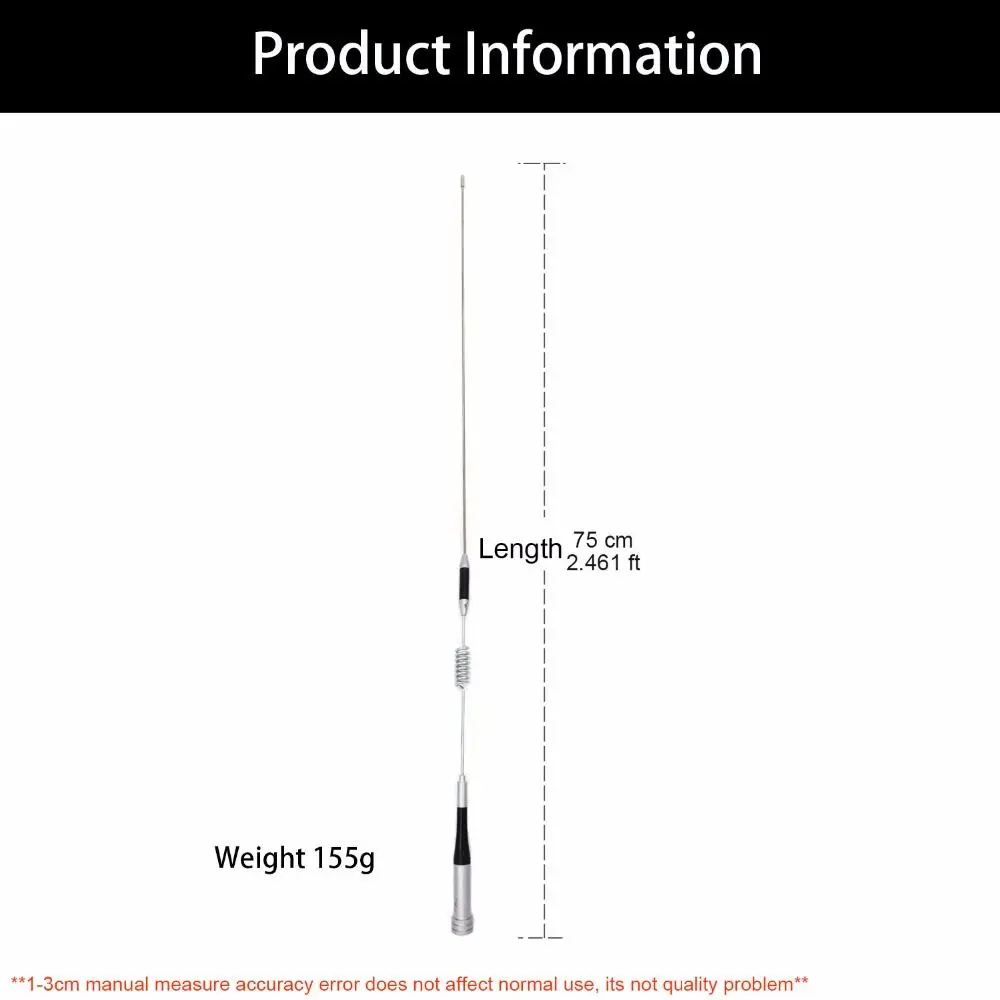 Diamond SG-M507 Ham Radio Walkie Talkie Antenna UHF/VHF Dual Band Car Mobile Signal Transceiver for Yaesu BaoFeng TYT WouXun QYT