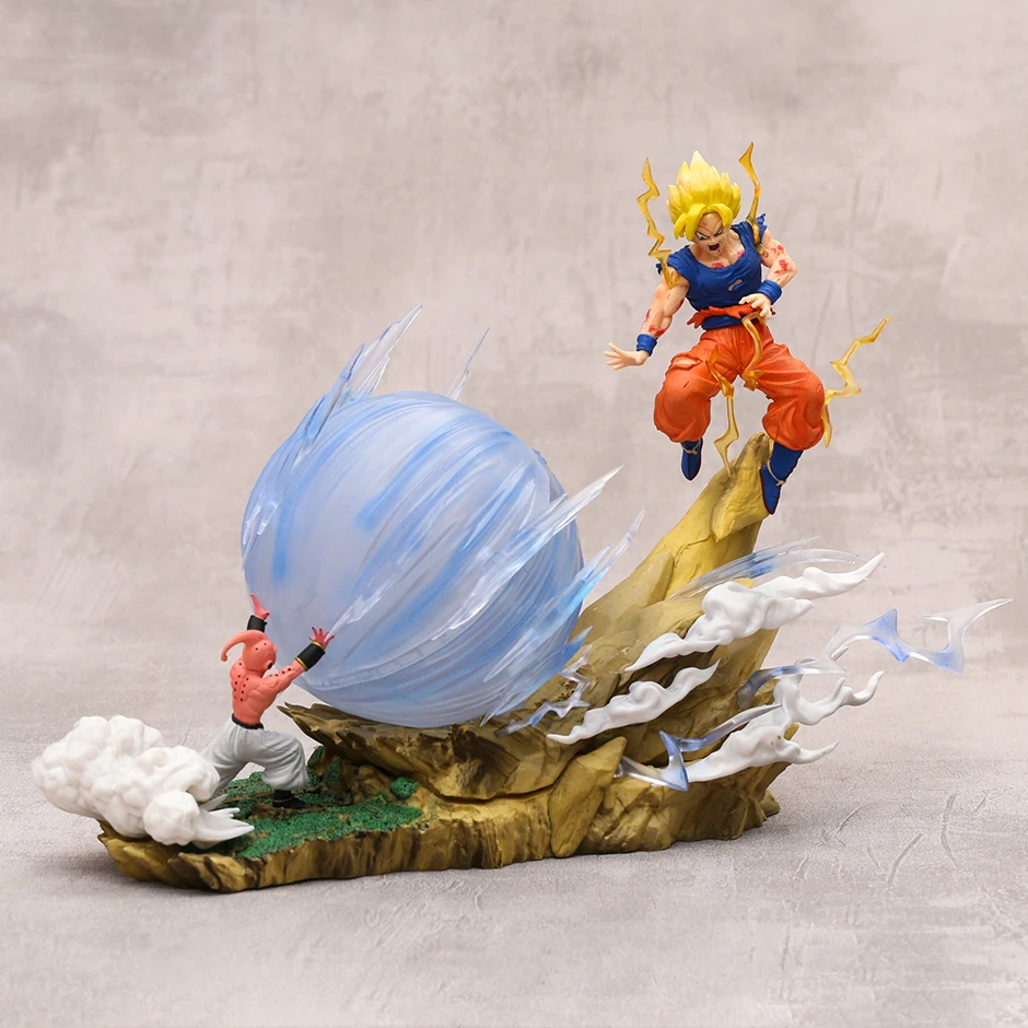

20 см Драконий жемчуг ZMajin Buu vs Son Goku Battle Ver отличная фигурка аниме модель игрушечная Статуэтка Коллекционные Предметы в подарок