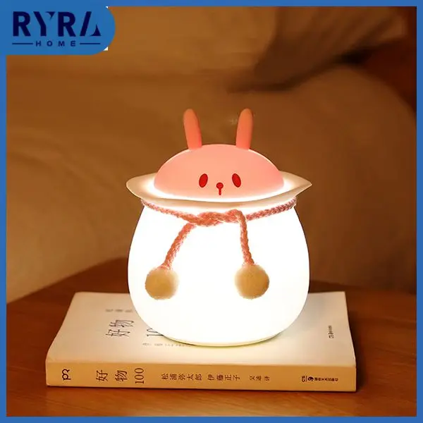 

Usb Charging Bedside Atmosphere Lamp Creative Desk Lamp Usb Rechargeable Bedroom Bedside Night Lamp Eye Protection Home Decor