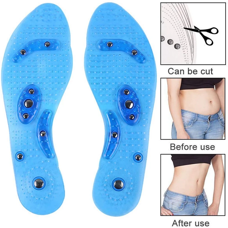 

Поливинилхлоридные стельки для мужчин и женщин, магнитная терапия для стоп, забота о здоровье, для бега, фитнеса, потери веса, спортивные массажные поддерживающие стельки