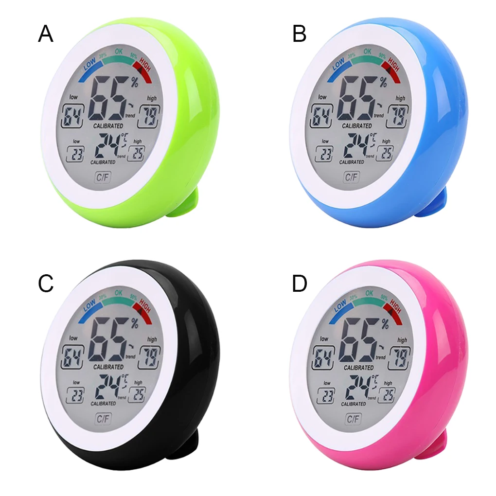 

LED Electronic Temperature Humidity Thermometer Hygrometer Alarm Clock