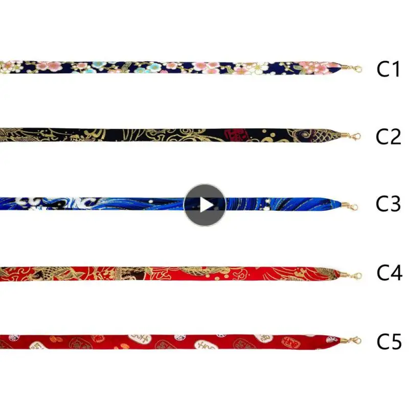 

60cm Polyester Printing Face Mask Lanyard Anti Slip Mask Holder Women Neck Chains Holder Anti-lost Portable Eyeglasses Cord Hold