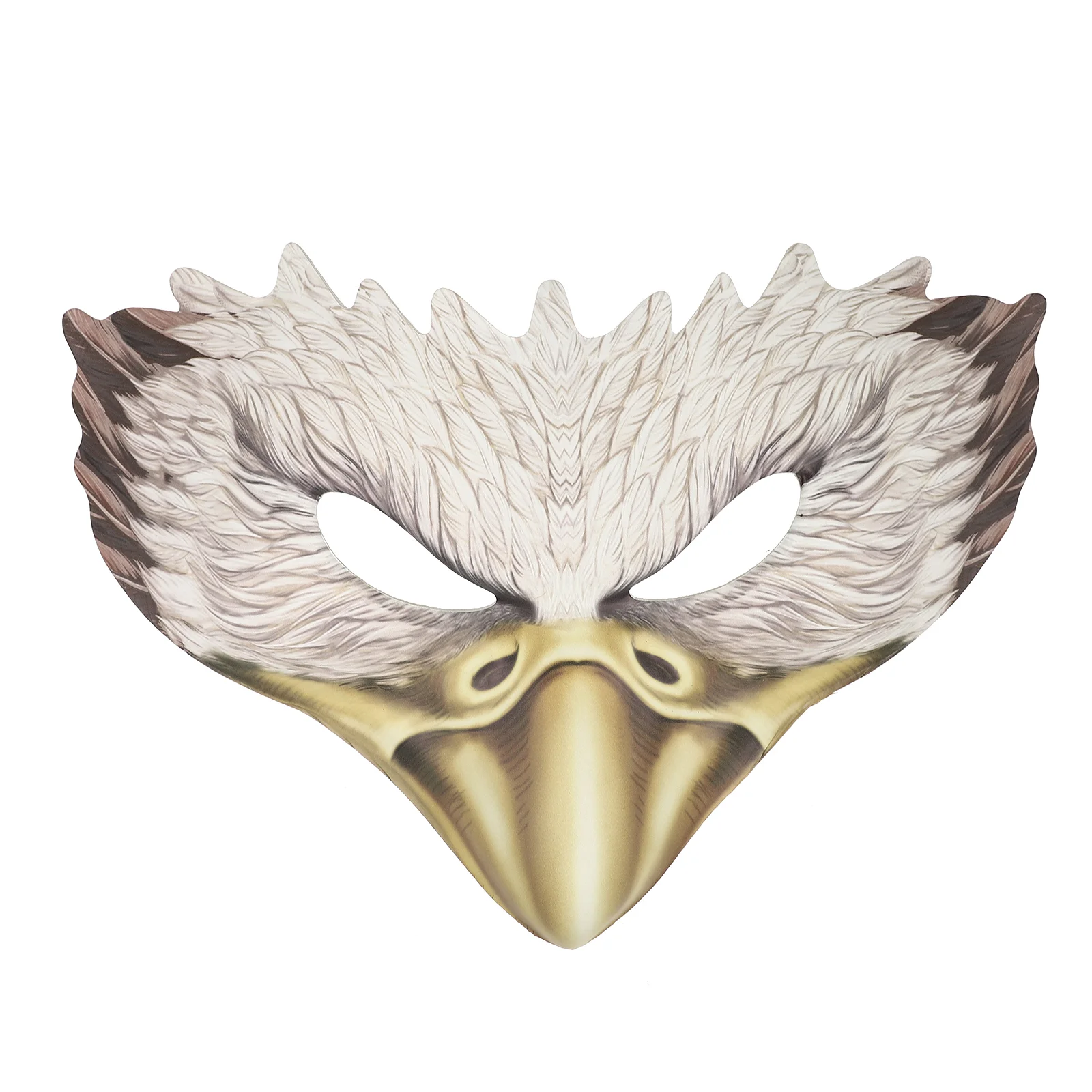

Cover Bird Headgear Vintage PU White Roleplay Cover Trick Prop for and Men