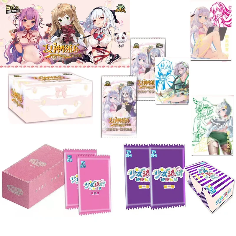 

New Goddess Story card holder anime characters goddess card Children's desktop toy collection card christmas gift card table toy