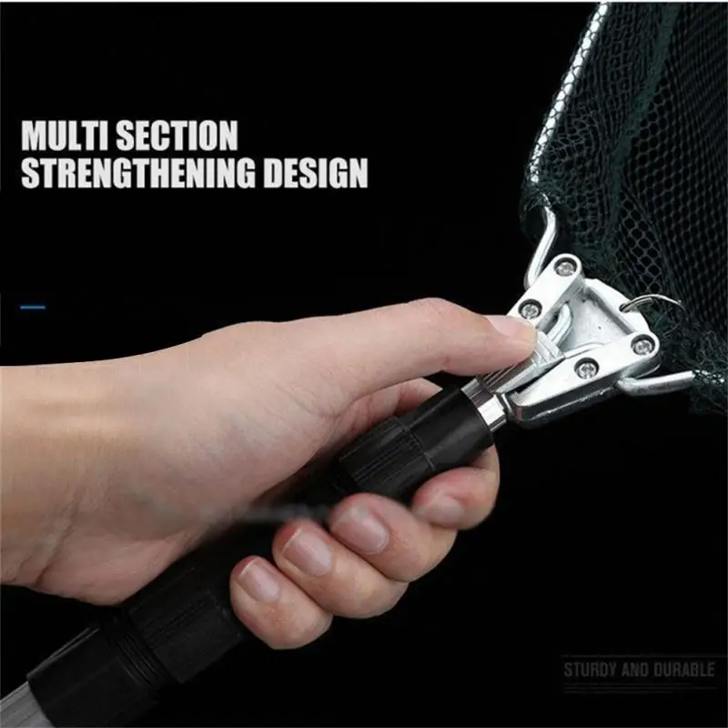 

2PCS 1.5-2.1m Telescoping Retractable Fishing Net Foldable Landing Nets Pole Folding Landing Net For Fly Fishing Tool