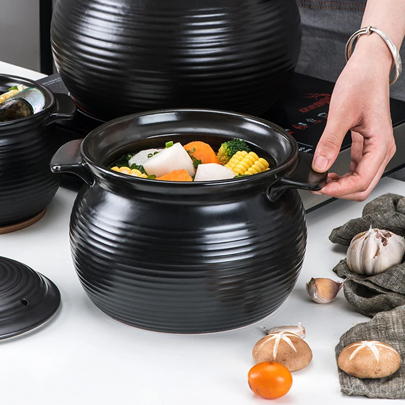 

one pot Casserole heat-resistant healthy stew pot ceramic Soup pot stew pot open flame household gas porcelain pot