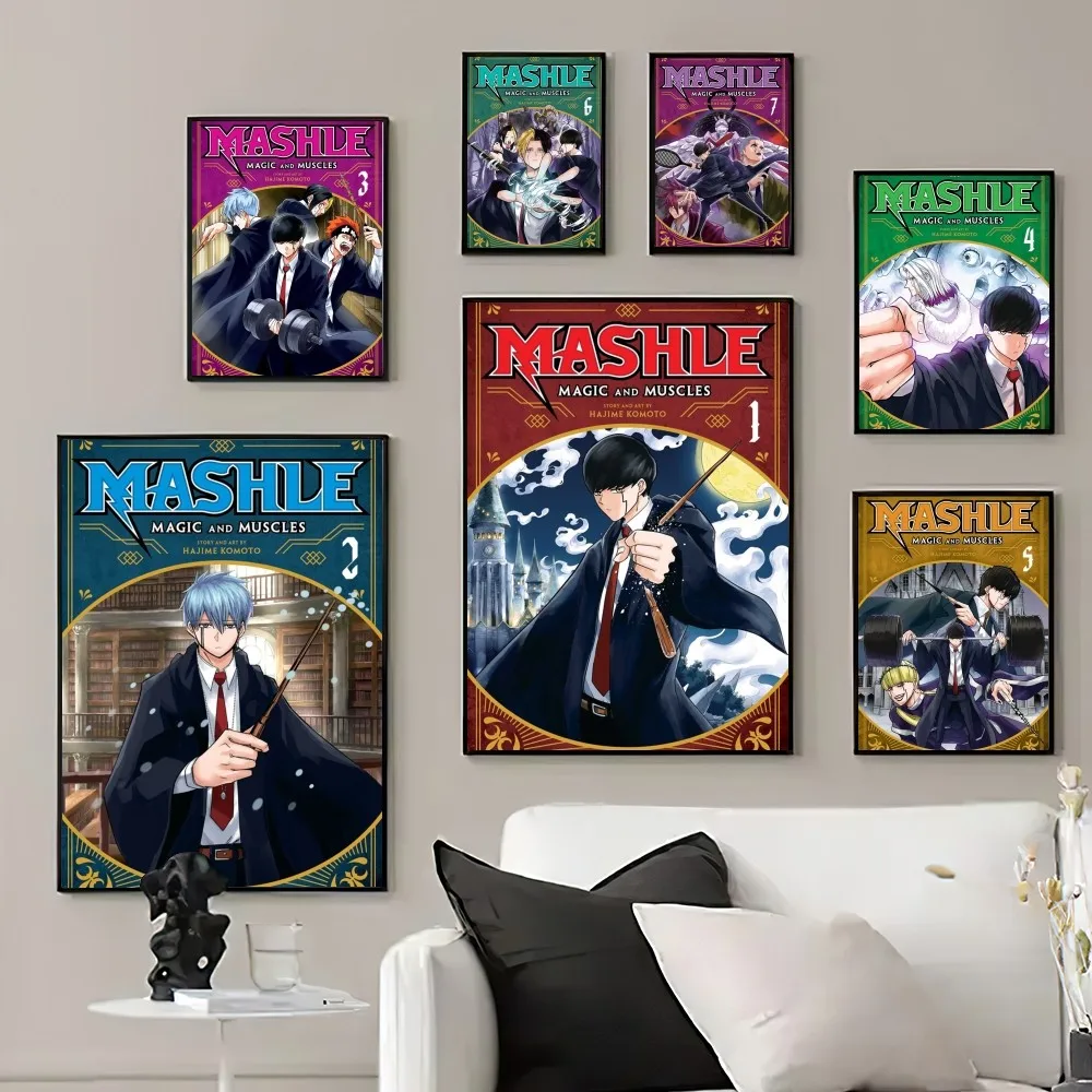 

Anime Mashle Magic and Muscles Poster Prints Wall Pictures Living Room Home Decoration
