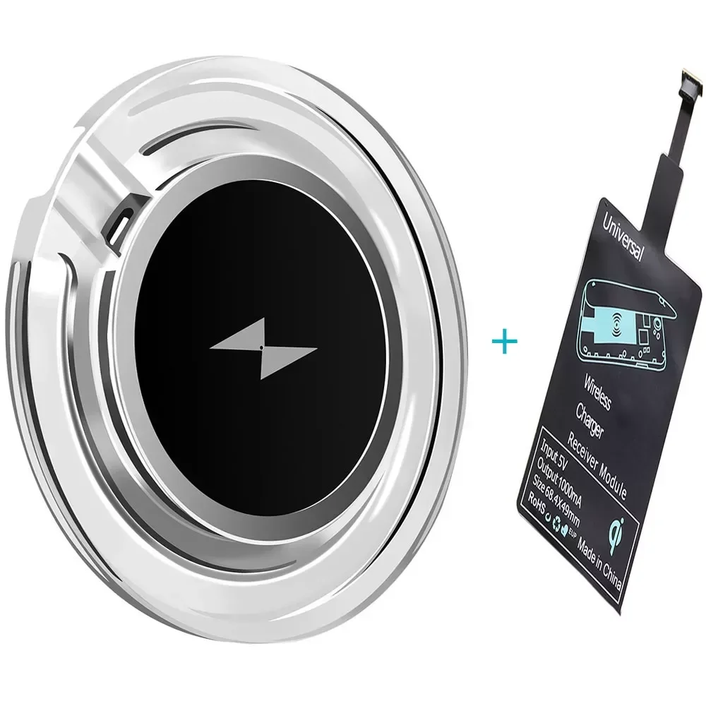 

Wireless Charging Transmitter Qi Receiver Kit 5 5S SE 6 6S 6 7 Plus 8 12