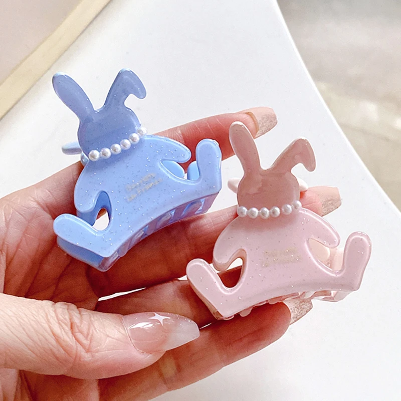 

China Sweet New Style Small 4.5cm Rabbit Shape Hair Claw Clips Accessorie For Women Girls Acetate Exquisite Cute Hairpin Headdre