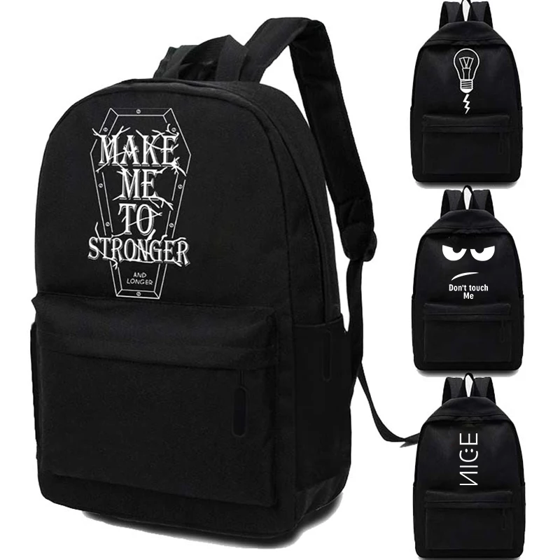 Cute Picture Outdoor Sport School Bag Large Capacity Travel Laptop Rucksack