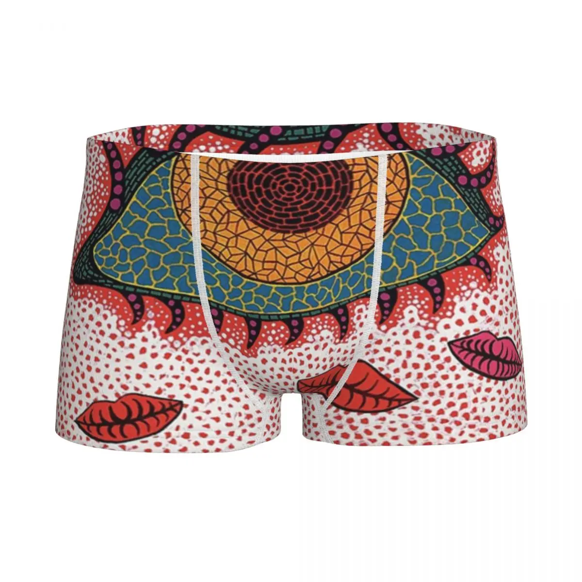 

Boys Yayoi Kusama Japanese Boxer Shorts Youth Breathable Underwear Art Painting Man Shorts Panties Trendy Teenagers Underpants