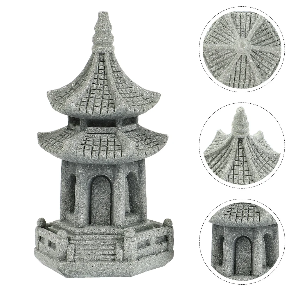 

Большая шестиугольная башня, статуя, пагода, ландшафтный декор, японские аксессуары, форма, миниатюрный уличный садовый декор