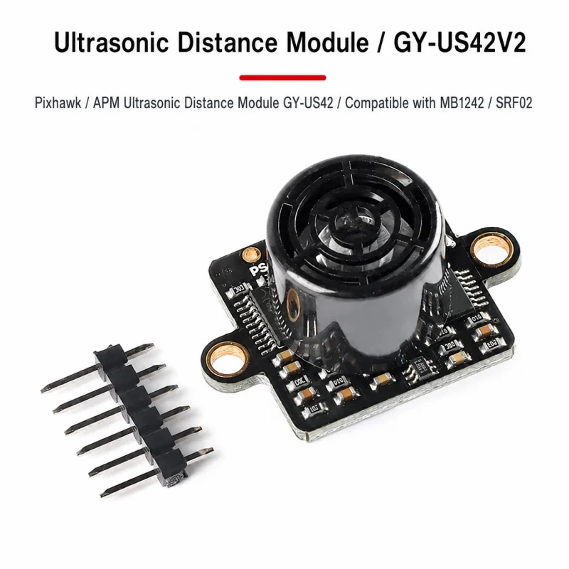 Фото GY-US42V2 Pixhawk APM Модуль ультразвукового датчика измерения расстояния с интерфейсом IIC I2C, замена MB1242 SRF02 №1