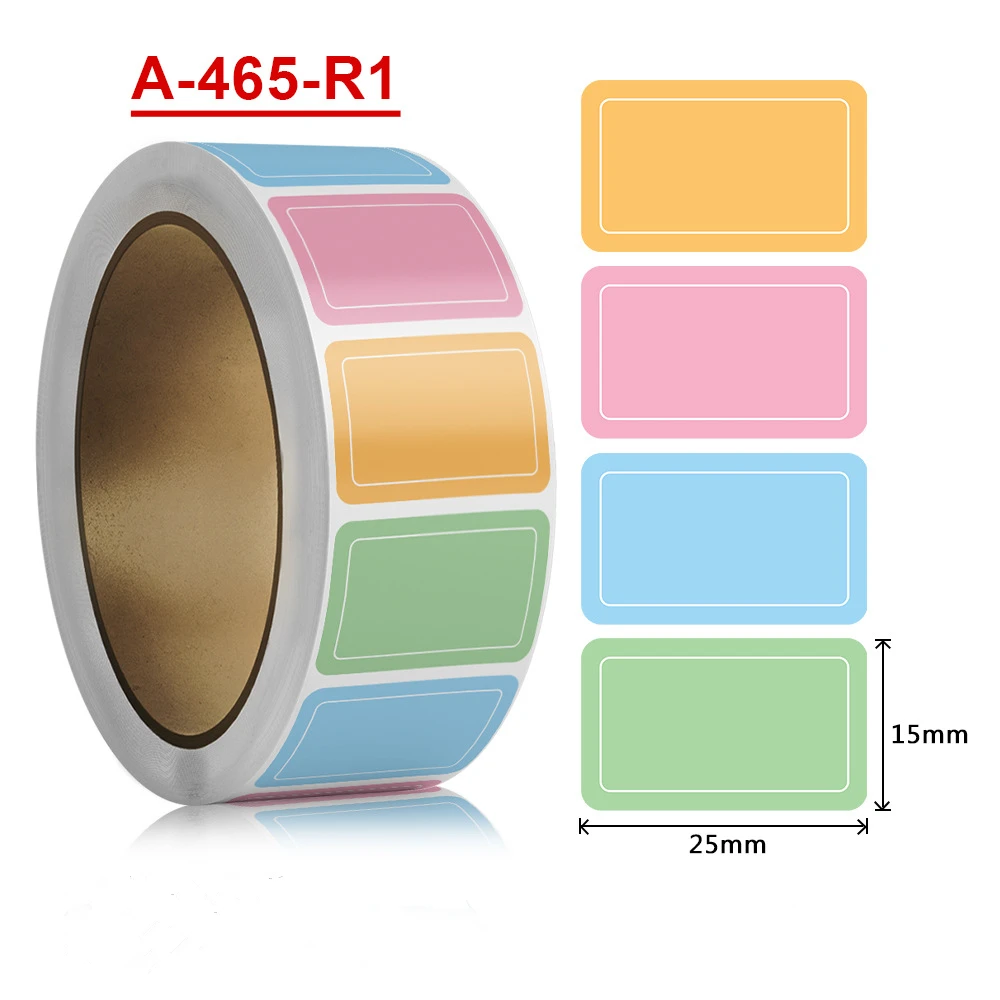 

Набор красочных наклеек с именами