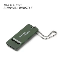 123pcs whistle high decibel survival portable outdoor multiple audio camping emergency hiking accessories edc tool