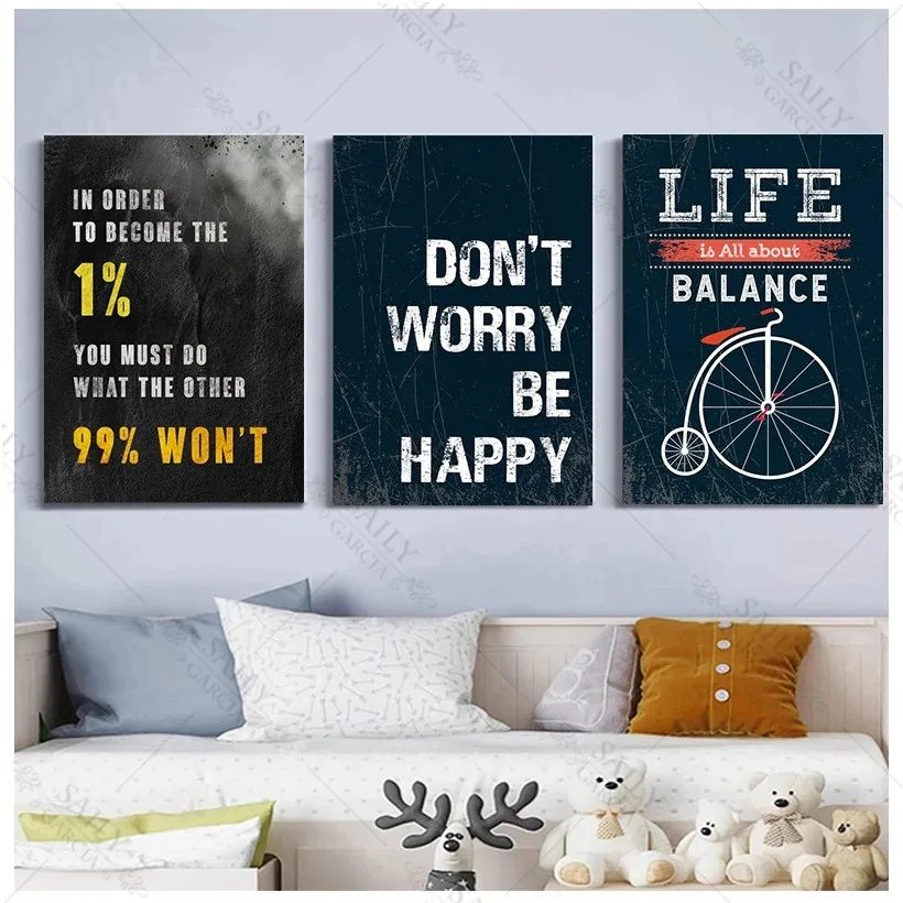 

Modern Wall Art Motivational Posters Entrepreneur Inspirational Quotes Art Print Canvas Painting Wall Pictures for Office Decor
