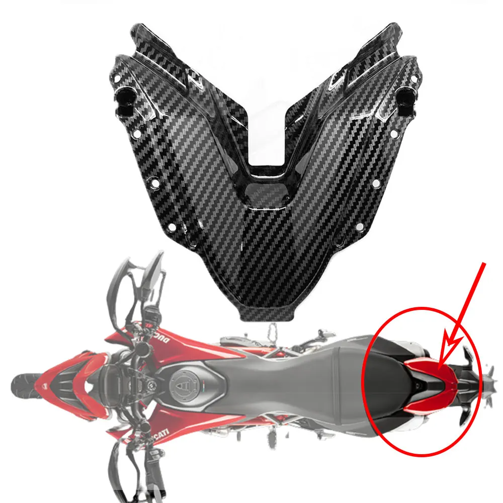 

Задняя обтекатель среднего хвоста, обшивка для Ducati Hypermotard 950 2019 2020 2021, защита мотоцикла, панель с узором из углеродного волокна