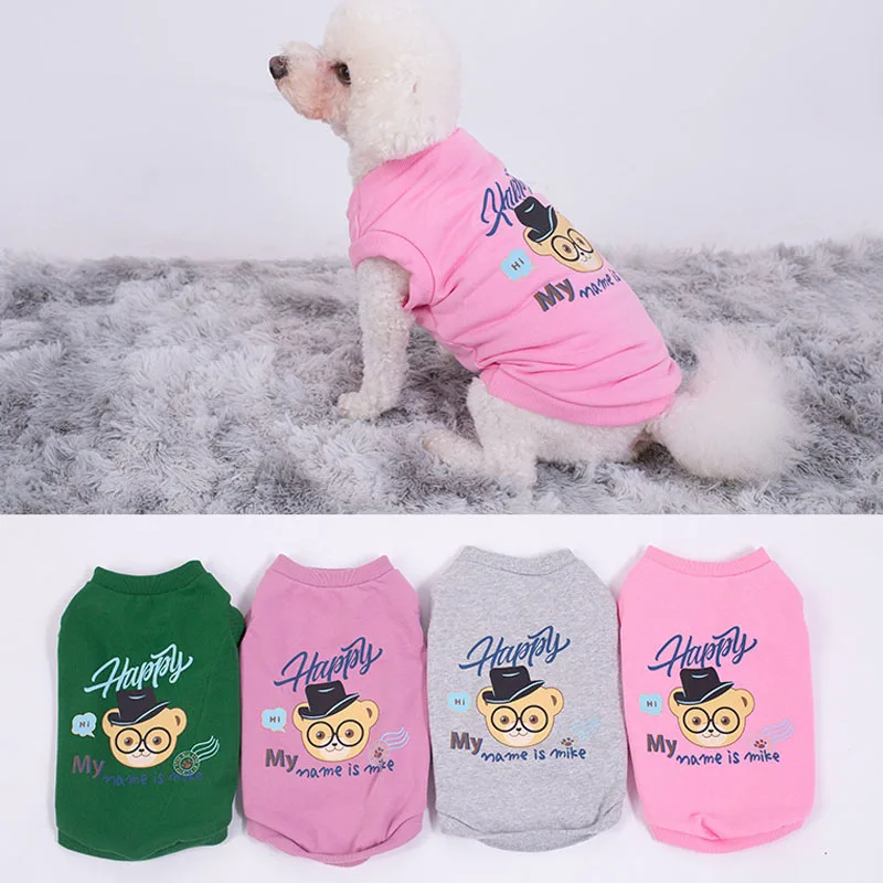 

Cute Pullover Hoodies Cat Dog Clothes Puppy Kitten Sweatshirt Dog Costume Tshirt For Little Dogs Pug French Bulldog Pet Clothing