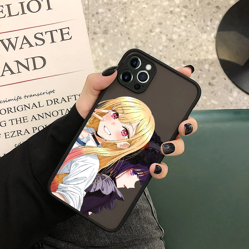 Kitagawa Марин чехол для iPhone 13 12 11 Pro Max XR XS X 7 8 Plus SE Мини Роскошный силиконовый бампер