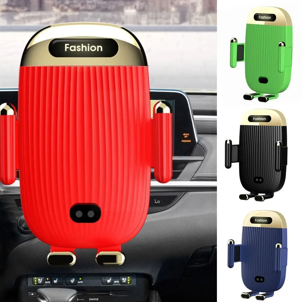 

15w Wireless Charger Car Mount For Air Vent Mount Car Phone Holder S18 Infrared Qi Wireless Charging Charger Magnetic Q9m5