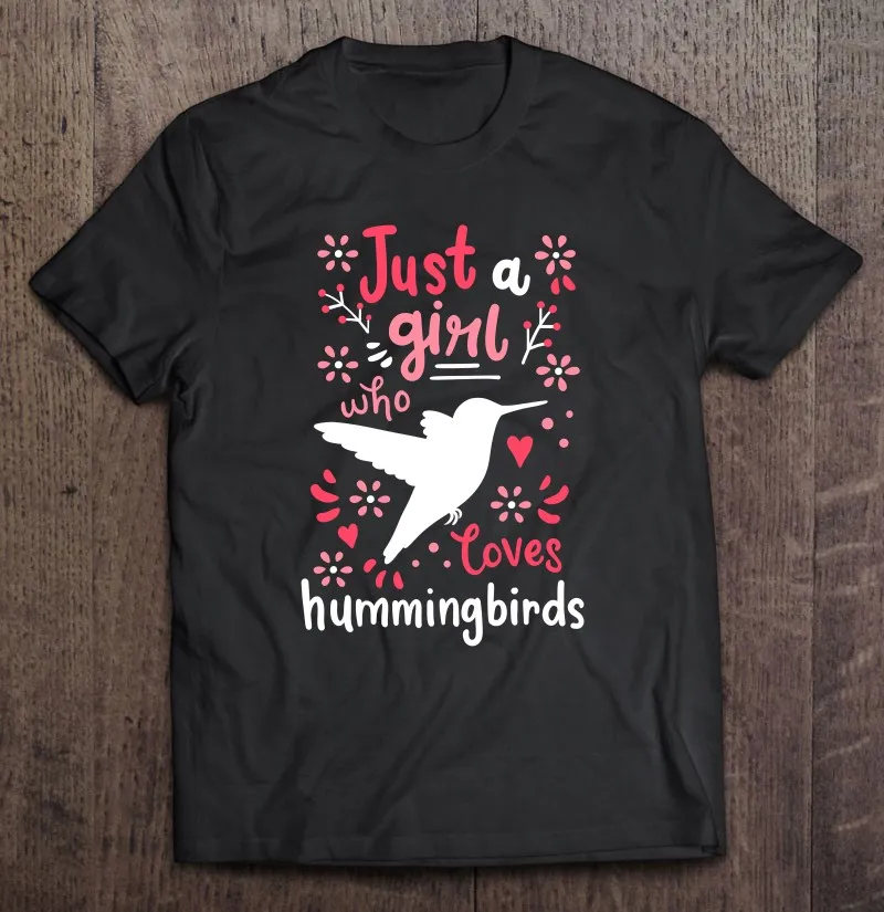 

Футболка оверсайз с изображением Колибри из аниме «Just A Girl»