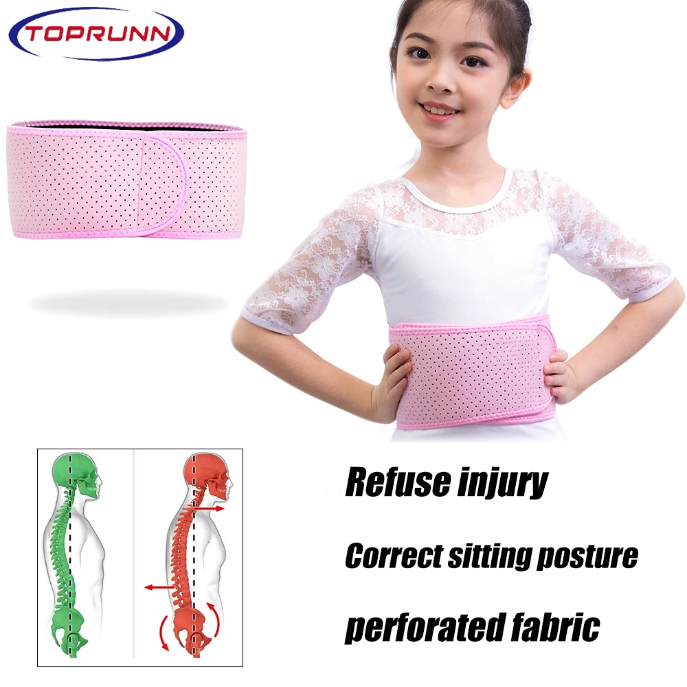 

Kids Adjustable Waist Belt Brace Support Ballet Dance Protector Abdominal Band for Back