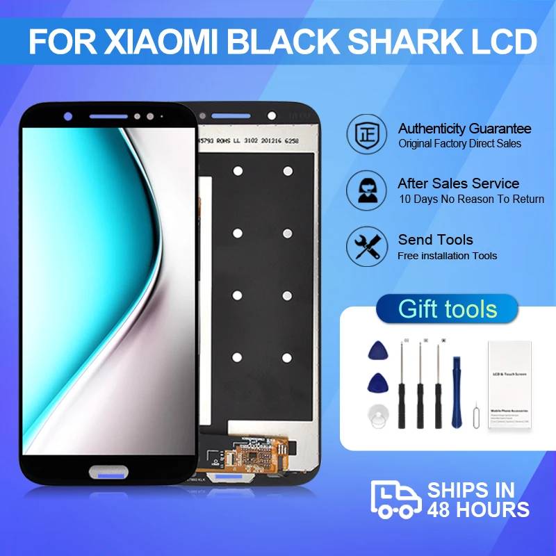 

1Pcs 5.99 Inch Display For Xiaomi Black Shark Lcd Touch Panel Screen Digitizer SKR-H0 SKR-A0 Assembly Free Shipping With Tools