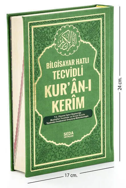 

IQRAH Holy Quran-Computer Dial-Tecvidli Quran-Medium Size-Seda Publishing House