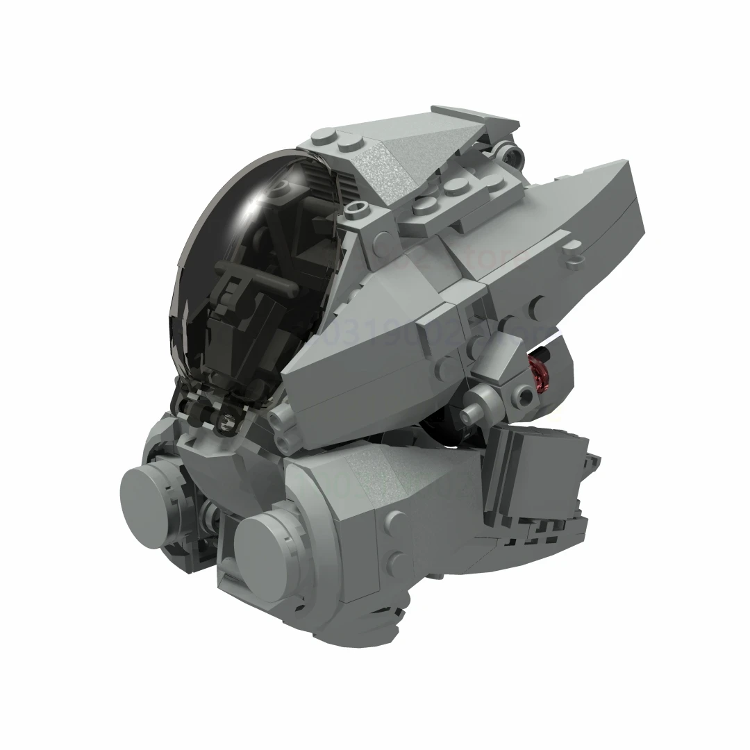 

Small Spaceship Building Block Toys moc Brick Model for One figure Educational Assemble Space Ship Toys for Children Kids Gift