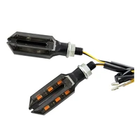 2pcs motorcycle modified led double sided turn signal signal indicator universal direction flash motorcycle accessories