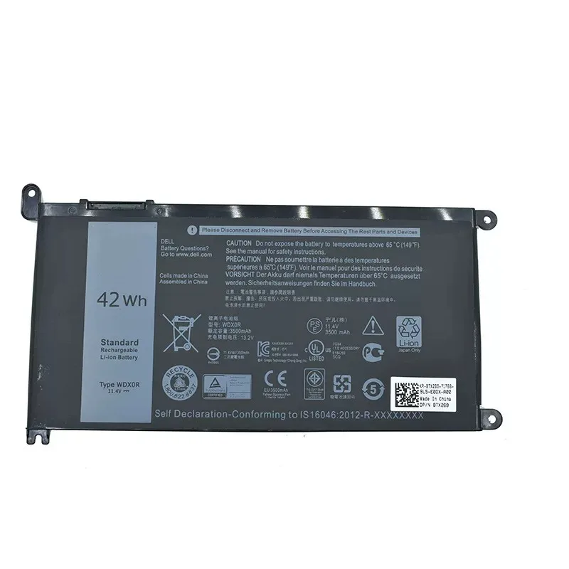 Фото Аккумулятор WDX0R WDXOR 3500 мАч 3CRH3 T2JX4 для Dell Inspiron серий 13mf/14mf/15mf, Inspiron 13/14/15 серий, Vostro 14/15 серий №2